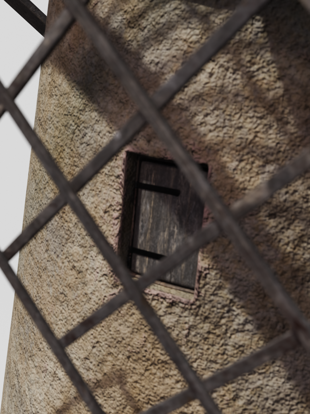 Old windmill 3D model