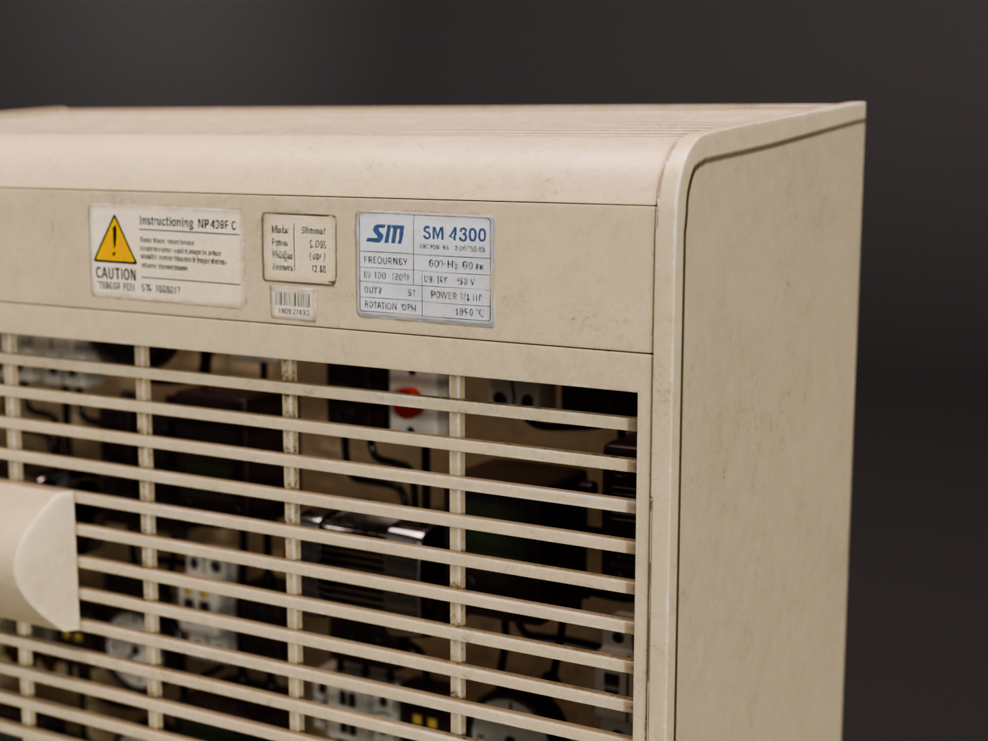 HVAC unit 3D model