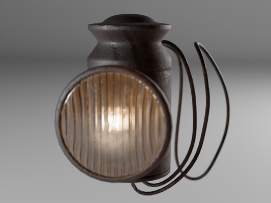 Wall lantern 3D model