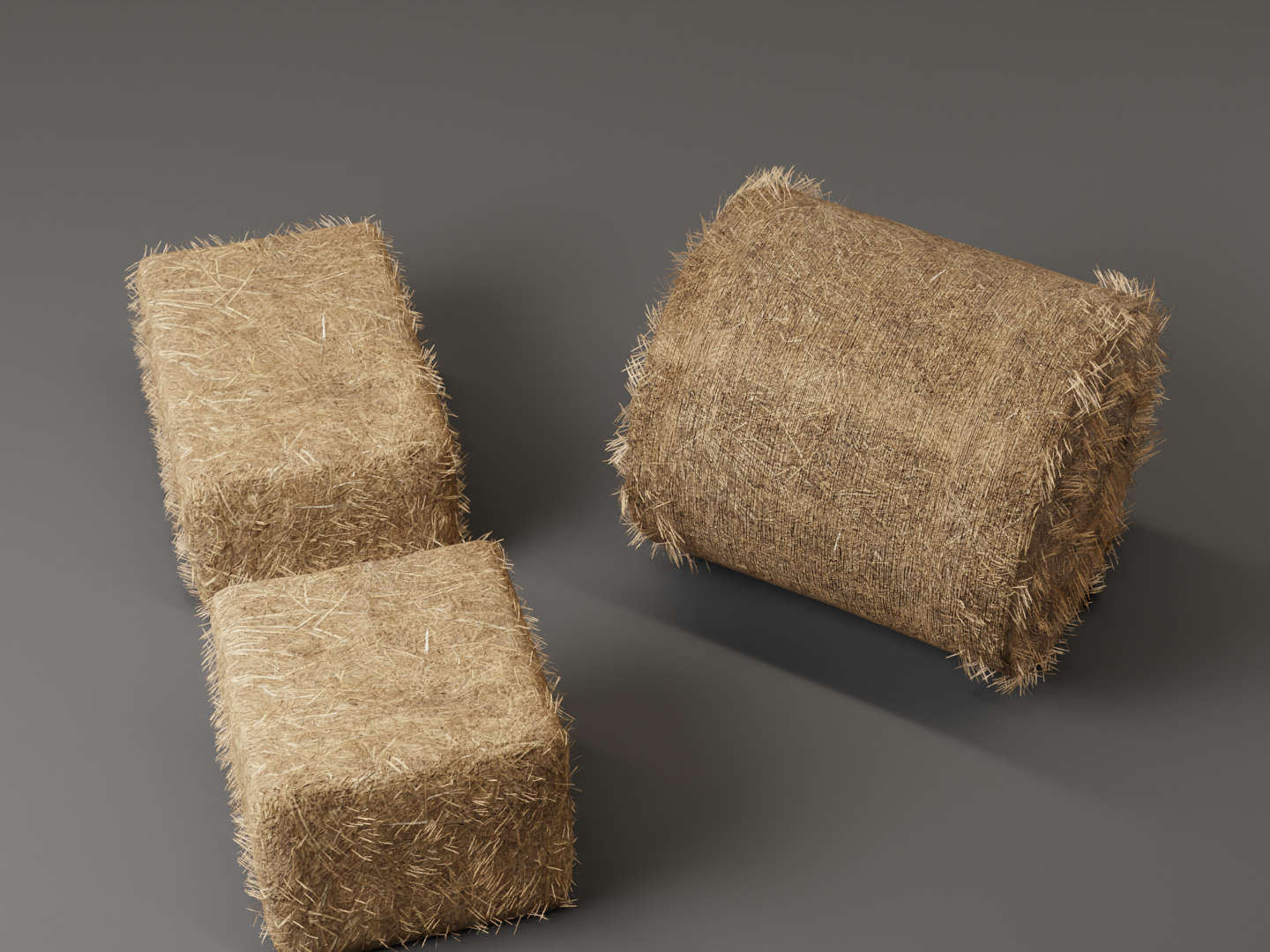 Hay bale set