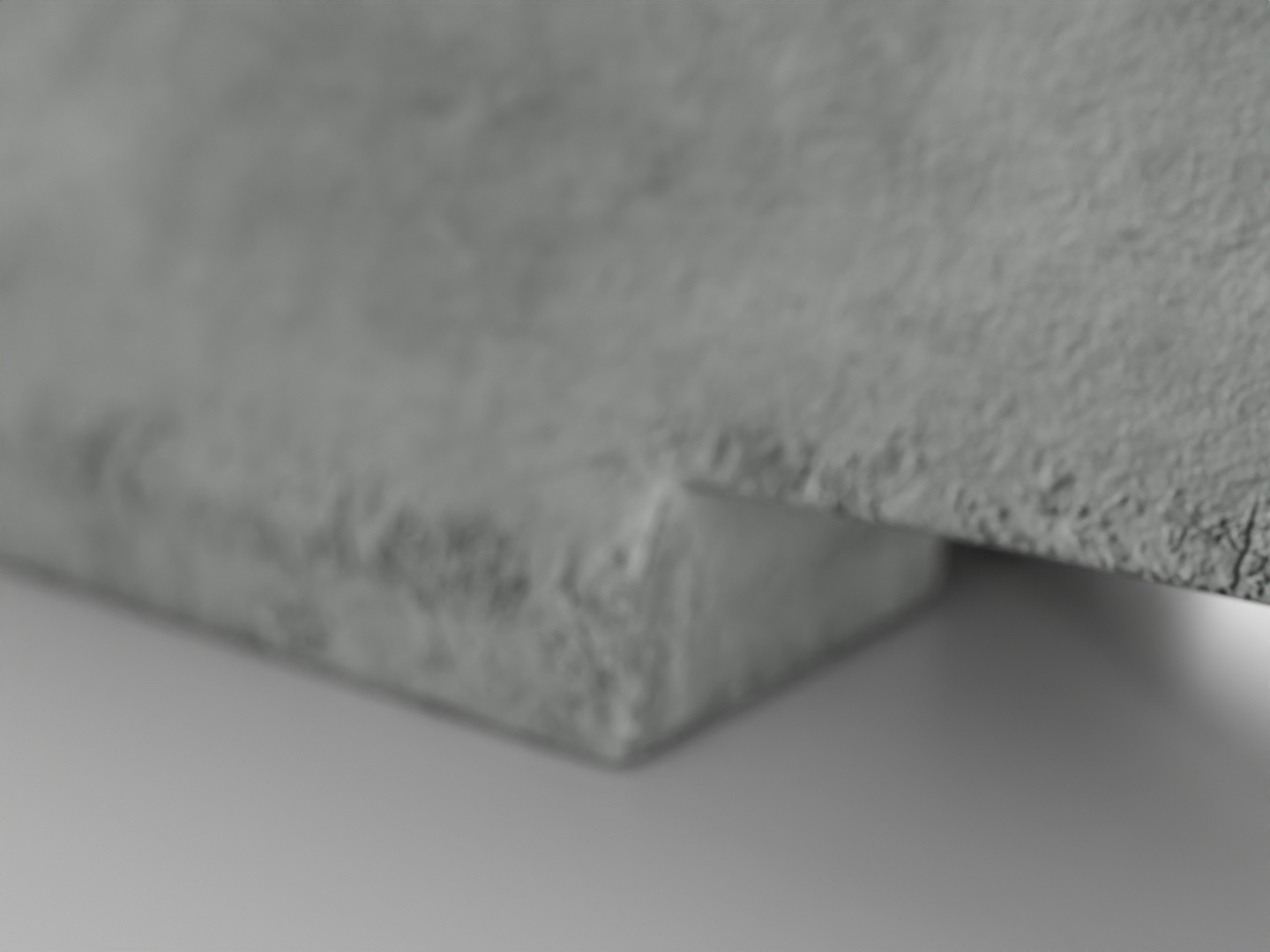 Concrete barrier set 3D model