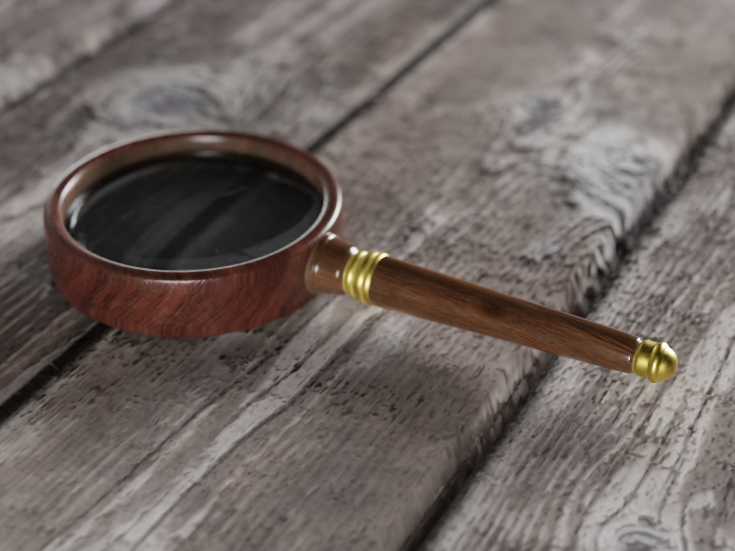Magnifying glass 3D model