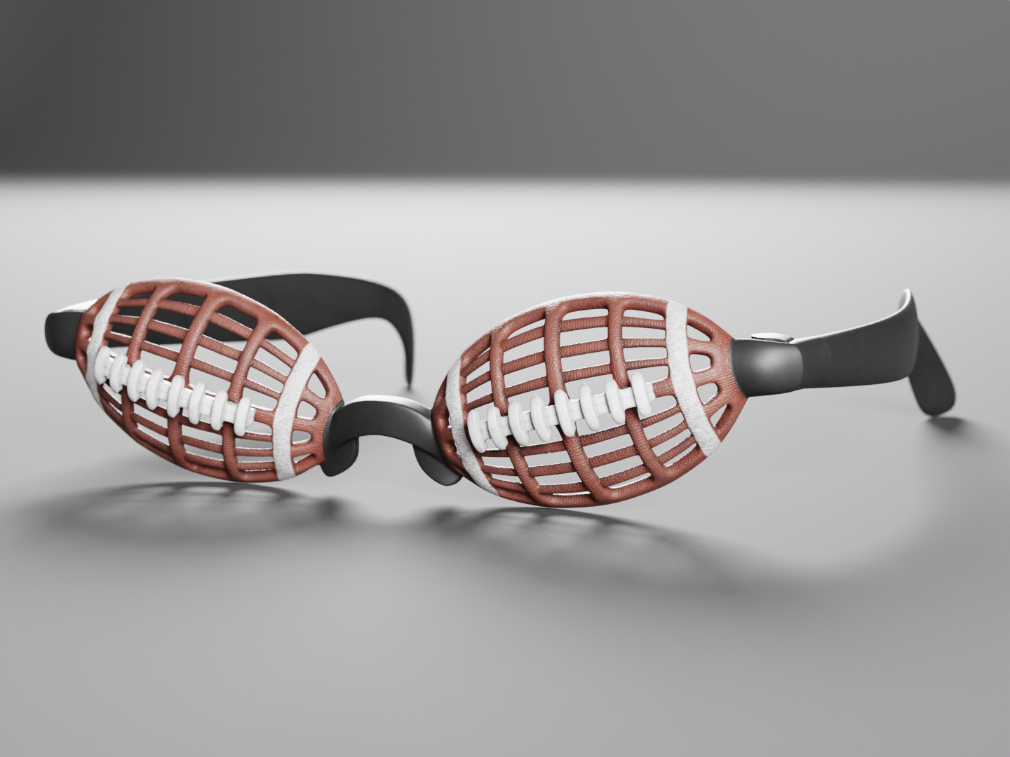 American Football Shades 3D model