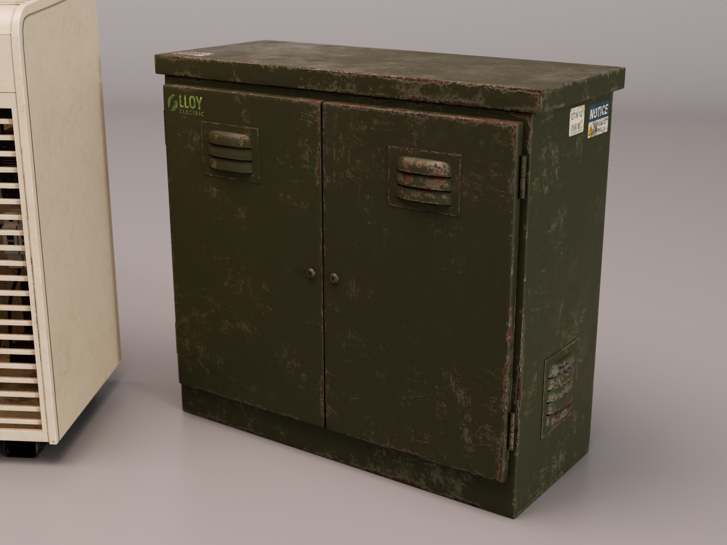 HVAC set 3D model
