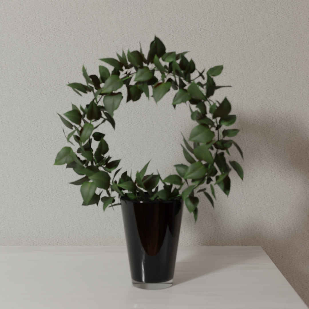 Circular Pot plant 3D model