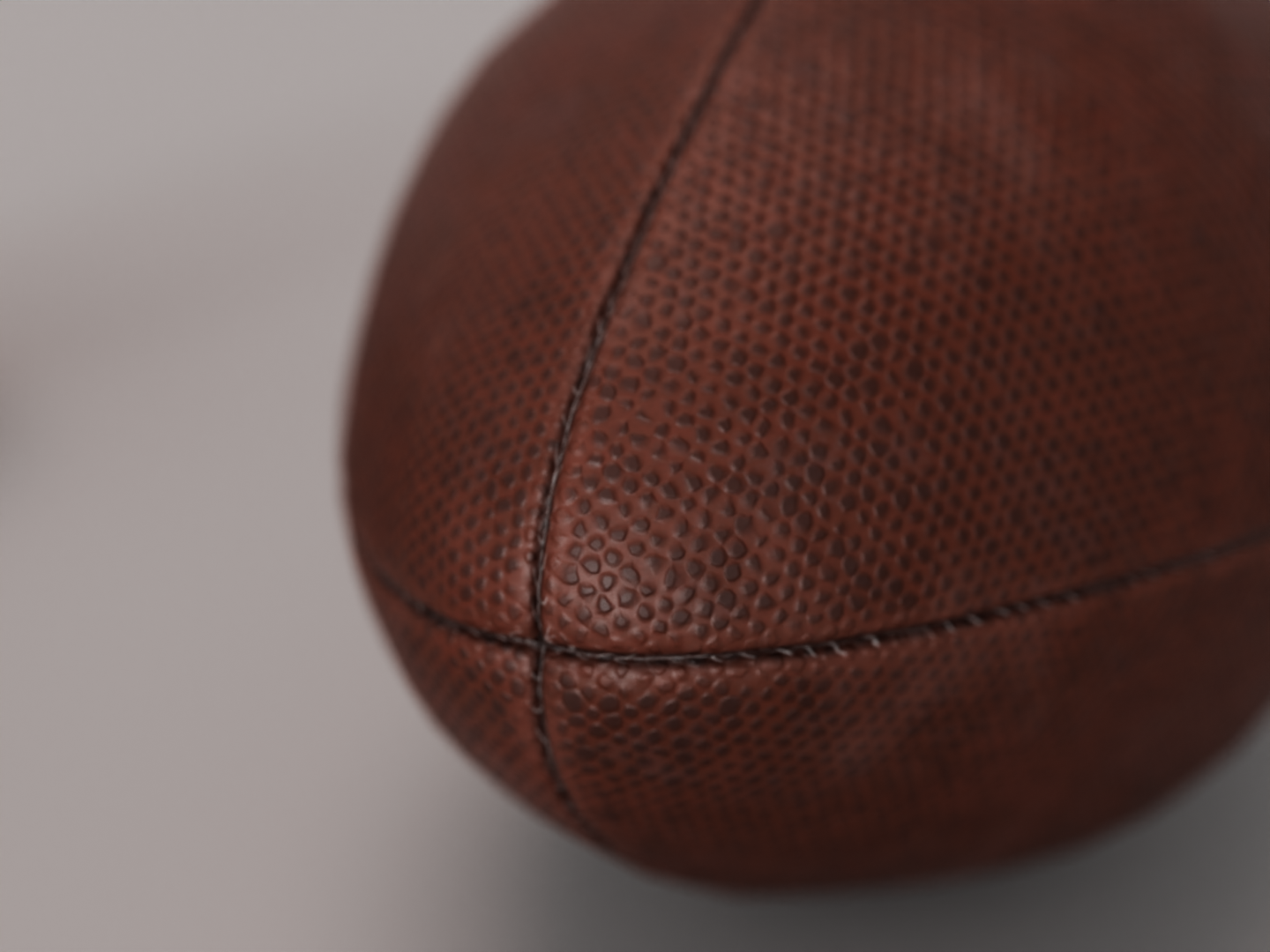 American football replica 3D model