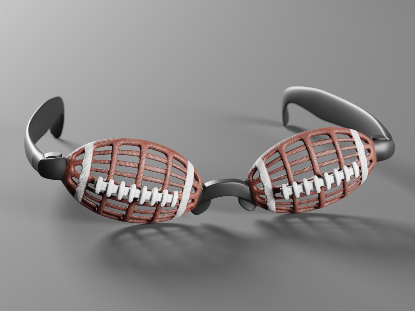 American Football Shades 3D model