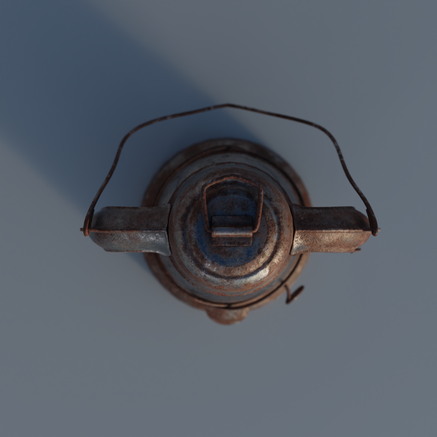 Storm Lantern rusty 3D model