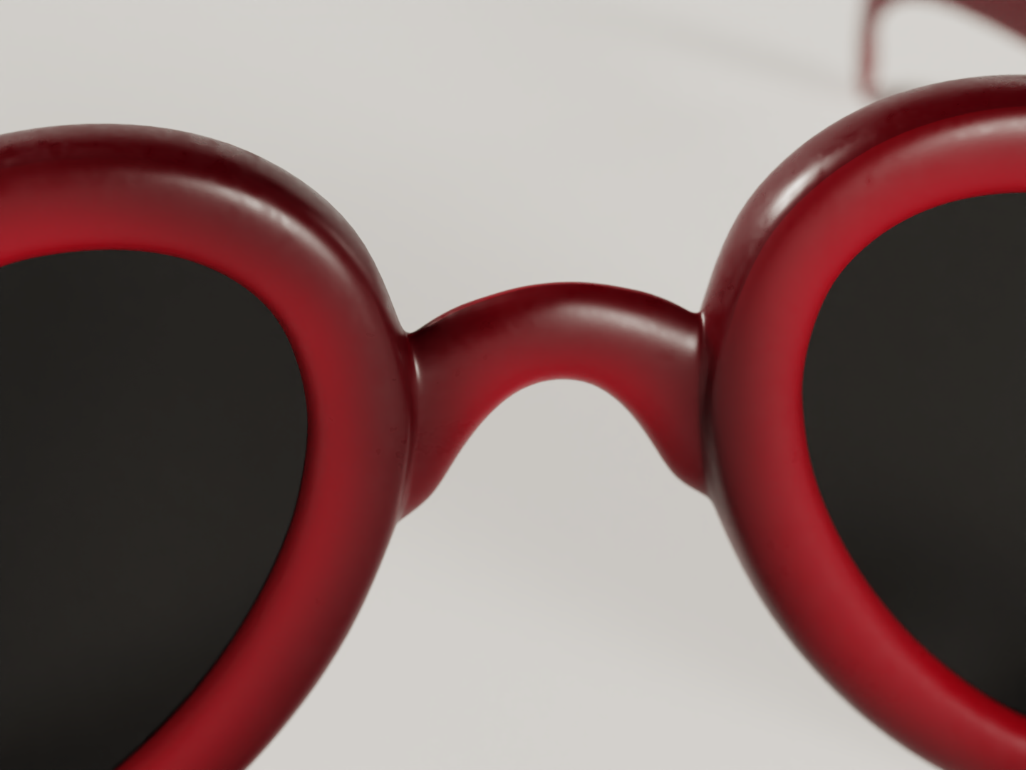 Heart shaped sunshades 3D model