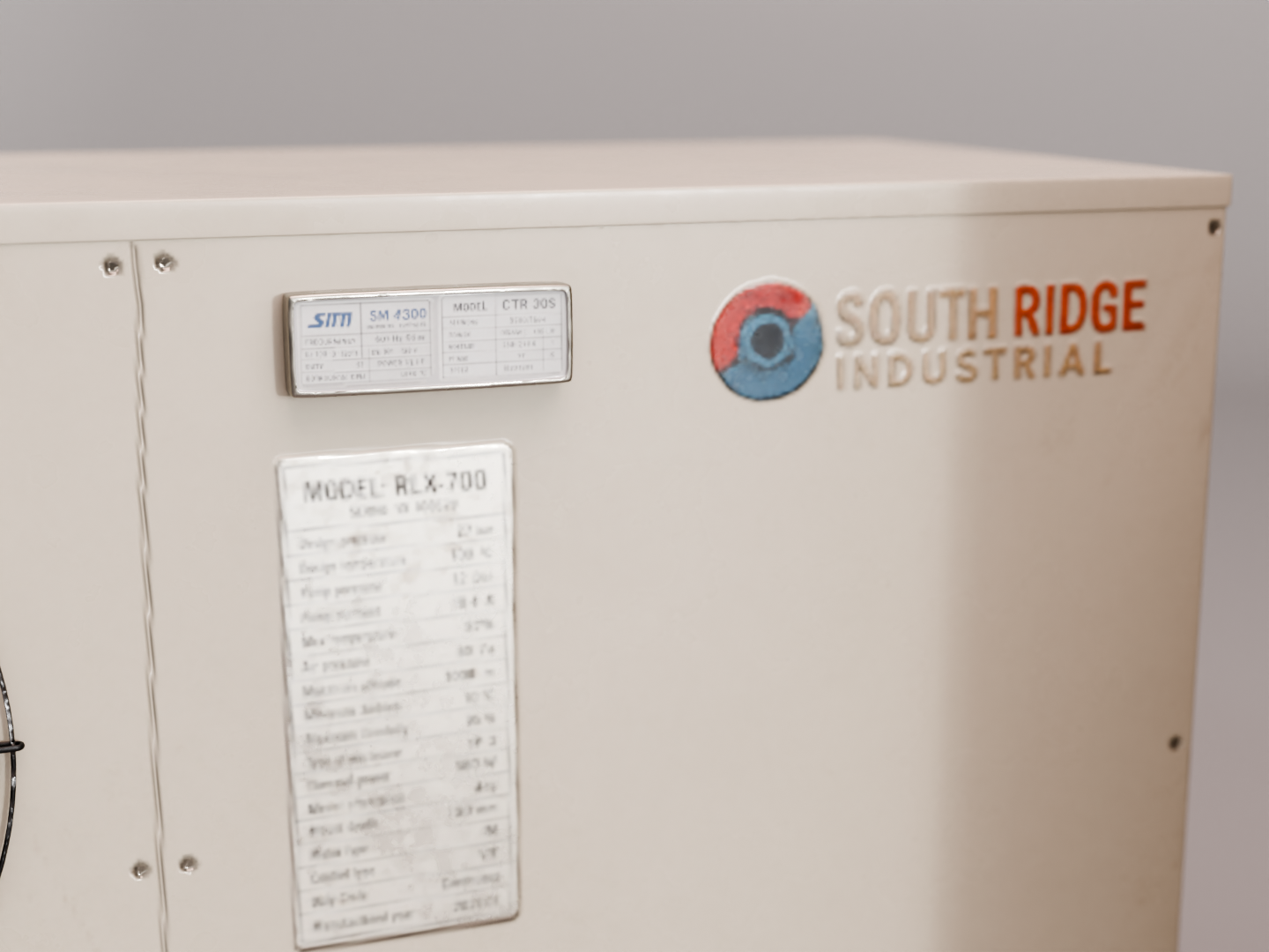 HVAC set 3D model