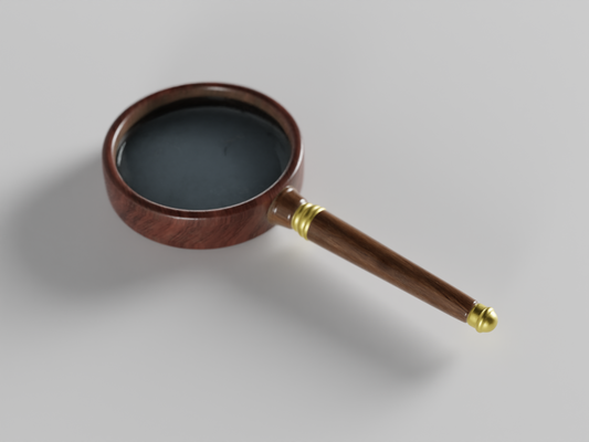 Magnifying glass 3D model