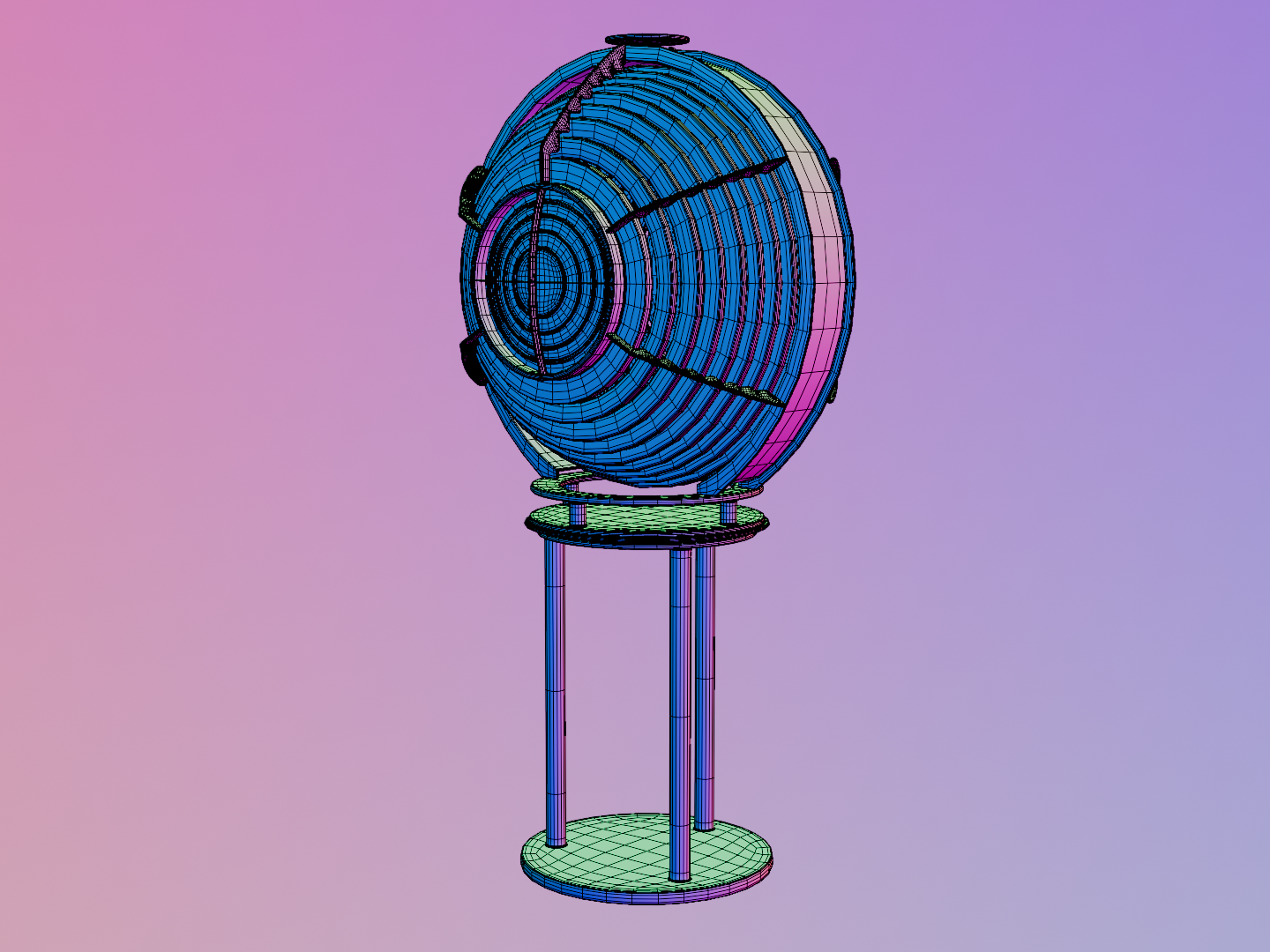 Fresnel light 3D model