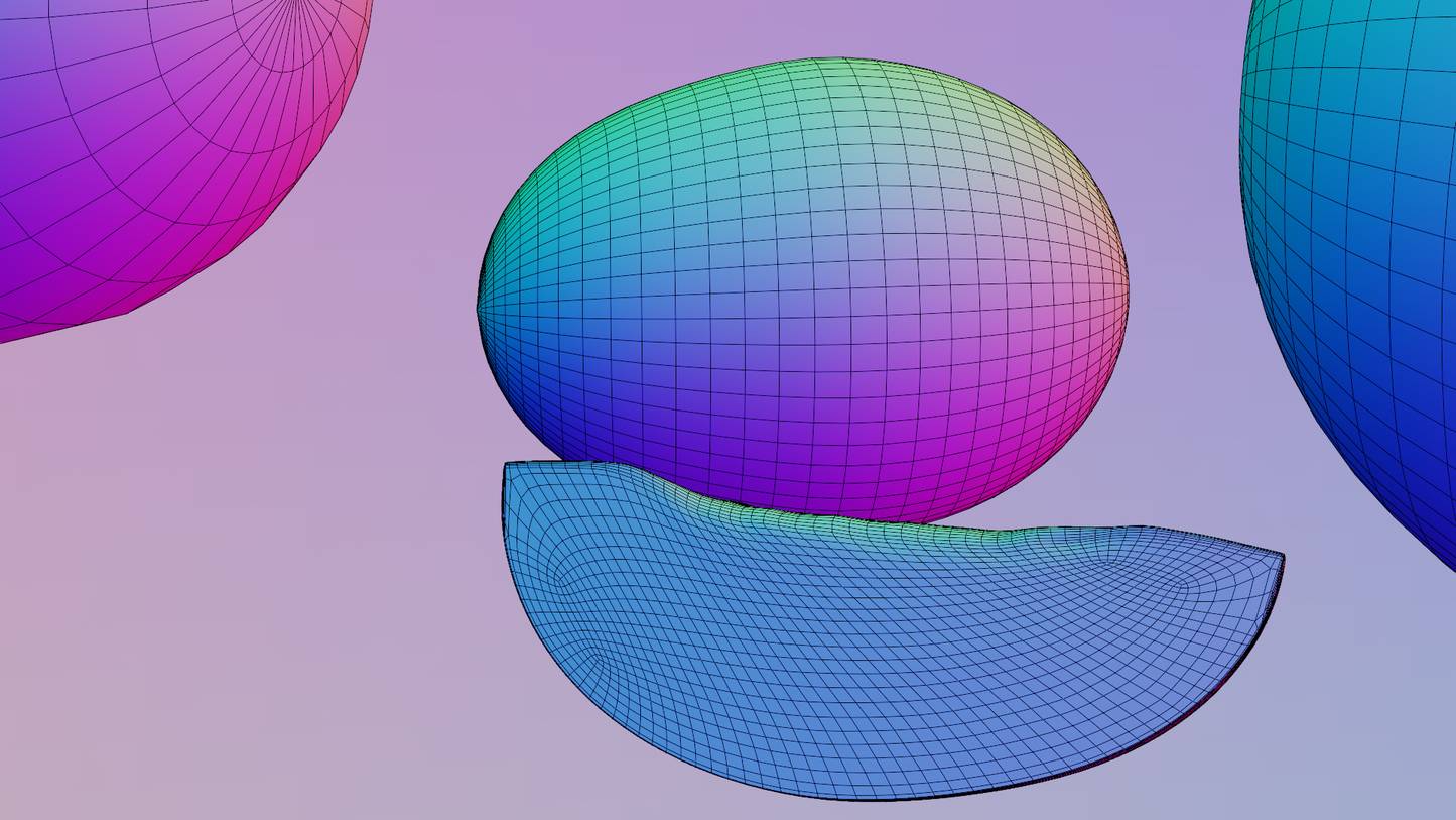 Melon set Canary 3D model