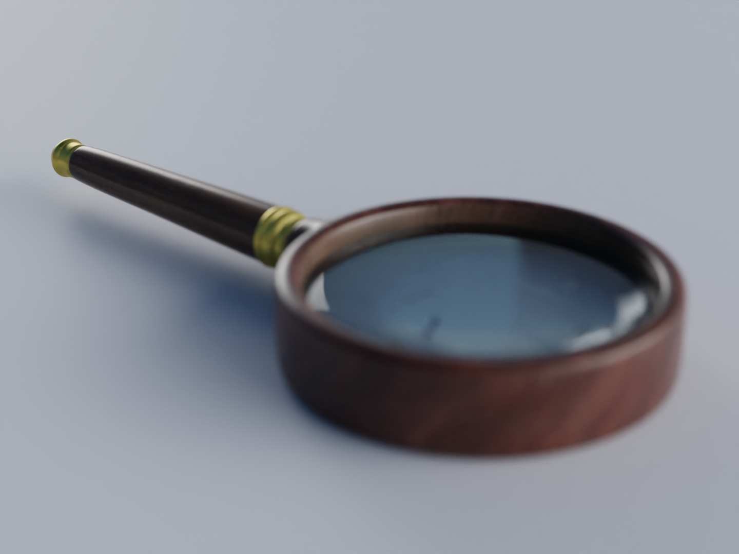Magnifying glass 3D model