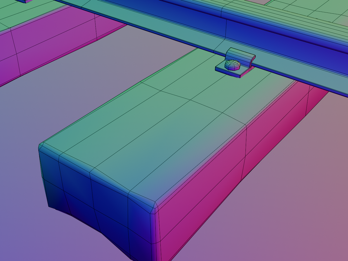 Railroad set 3D model