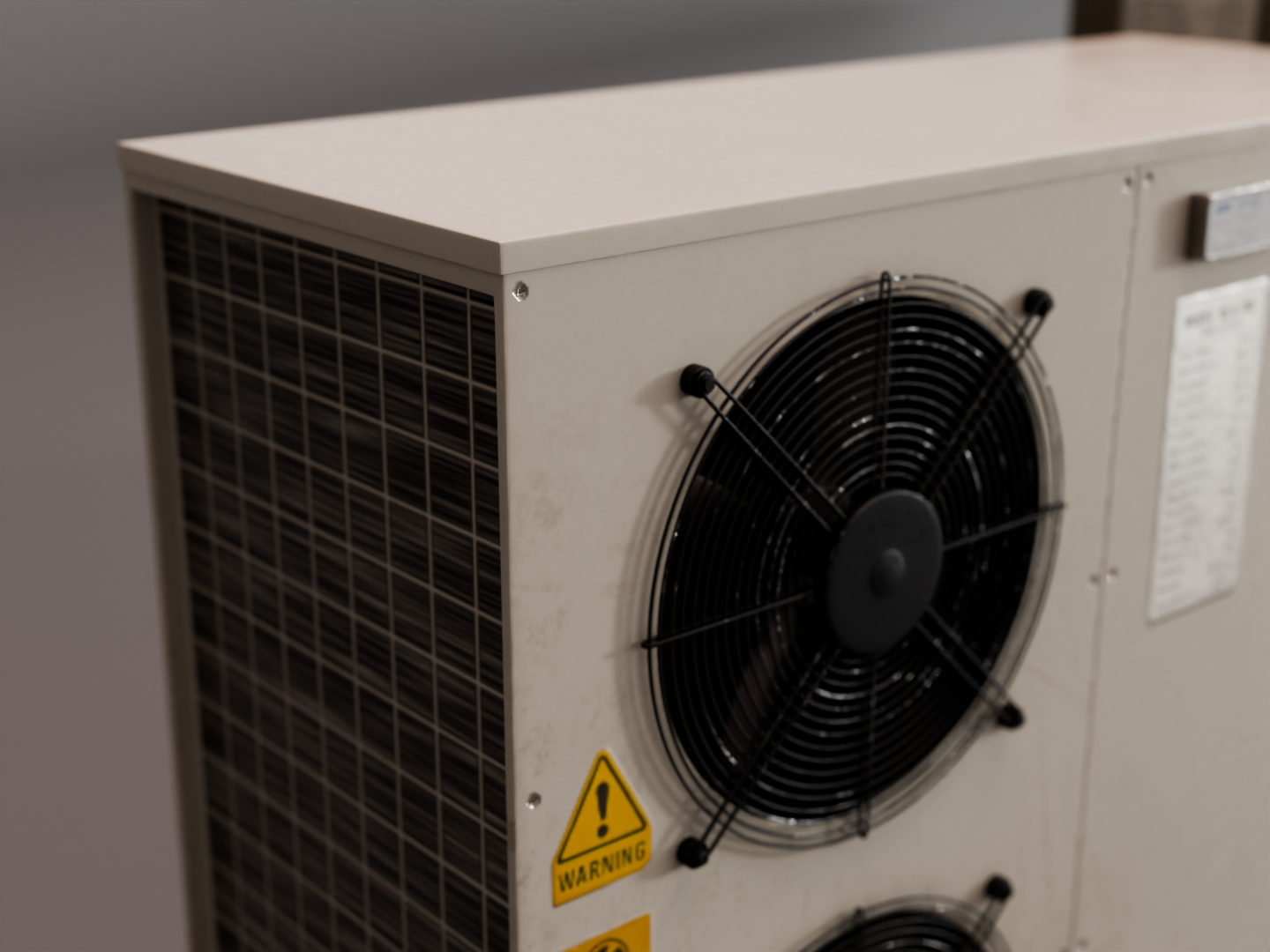 Dirty HVAC 3D model