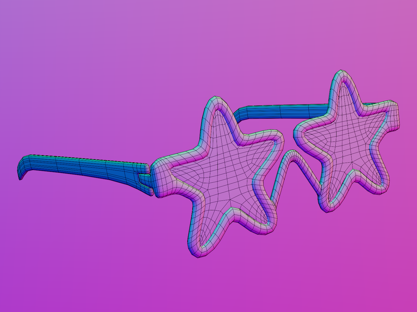 Pack of sunshades 3D model