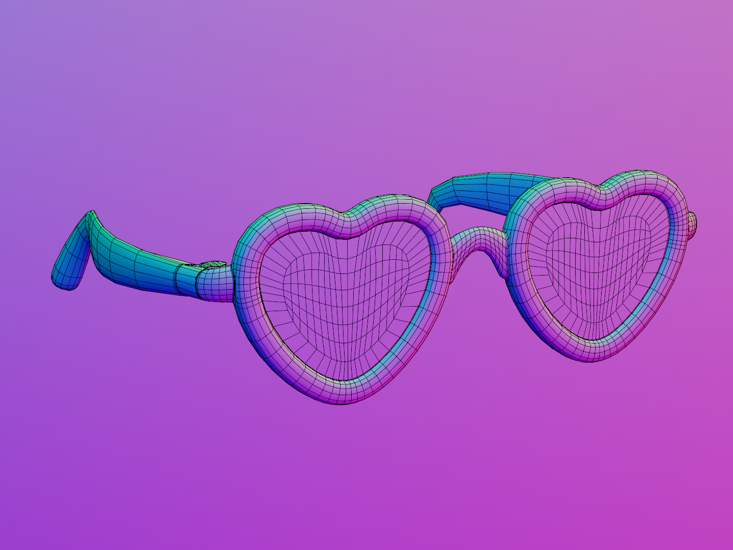 Pack of sunshades 3D model