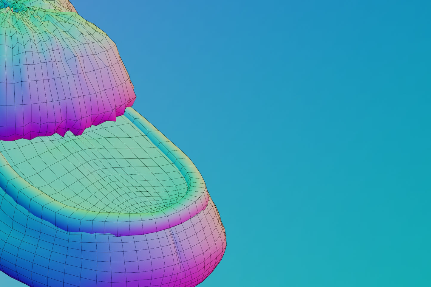 Bedroom slippers cozy 3D model