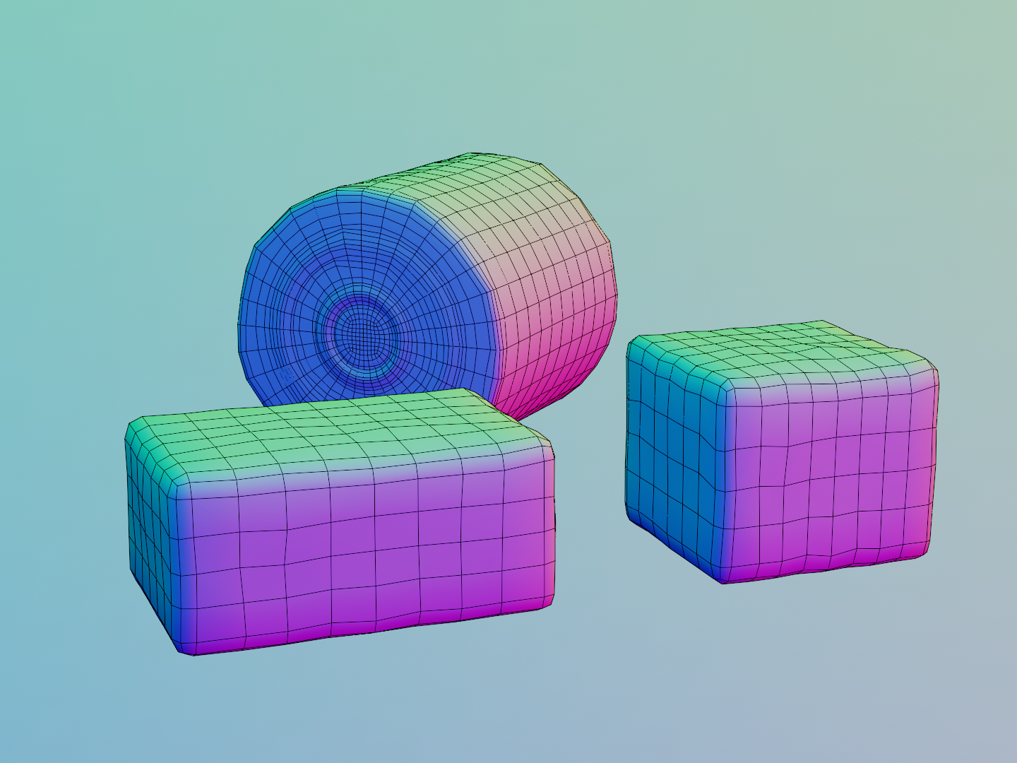 Hay bale set