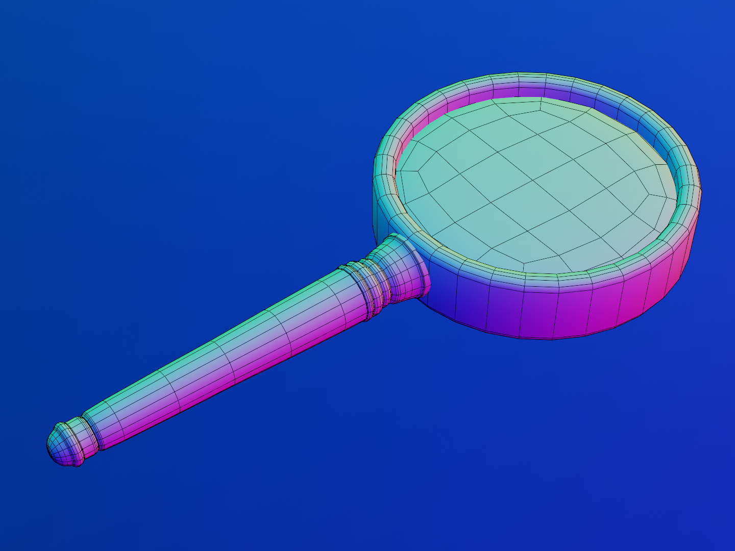 Magnifying glass 3D model