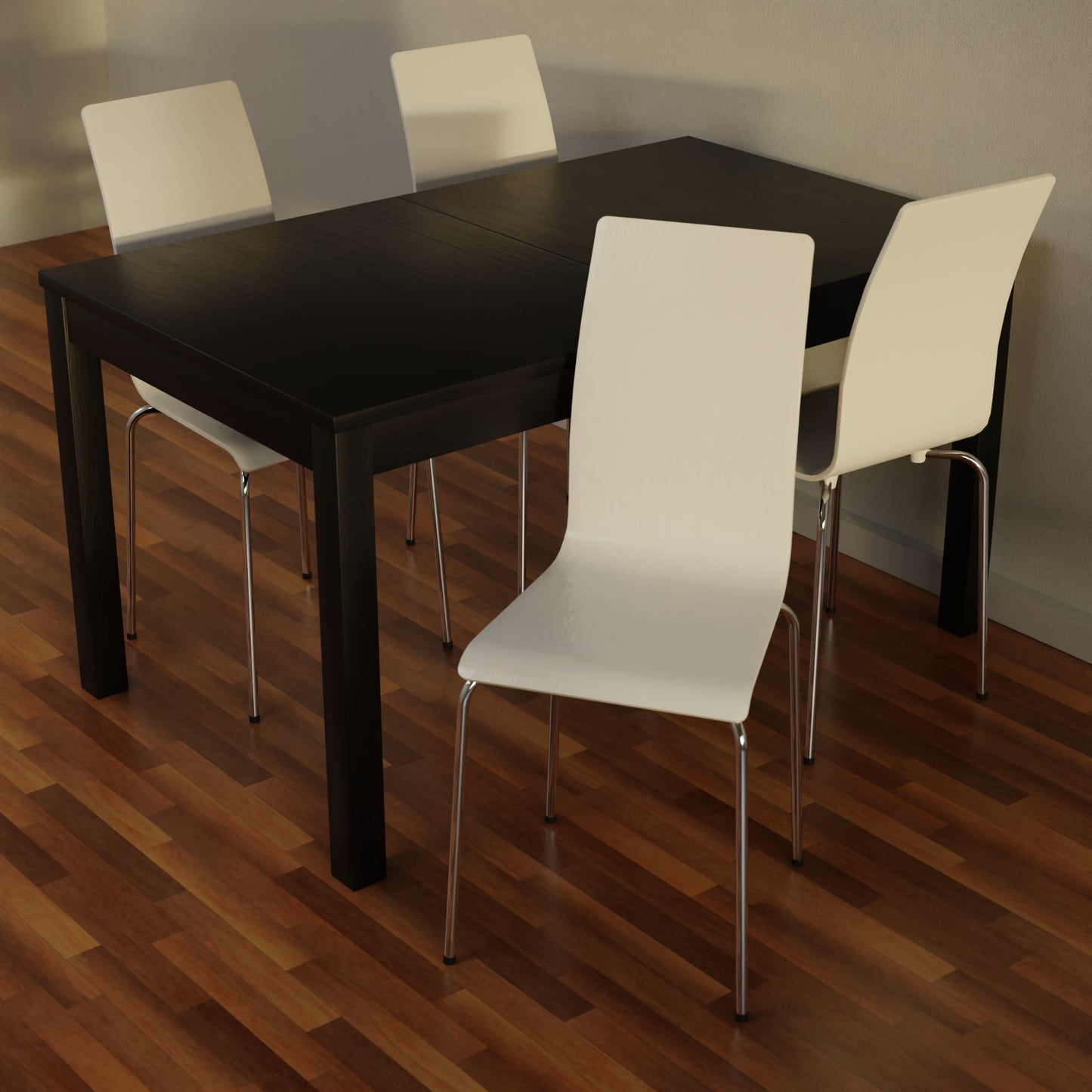 Table group modern 3D model