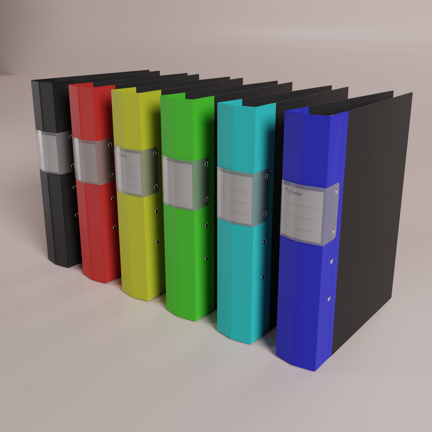 Fork binders 3D model