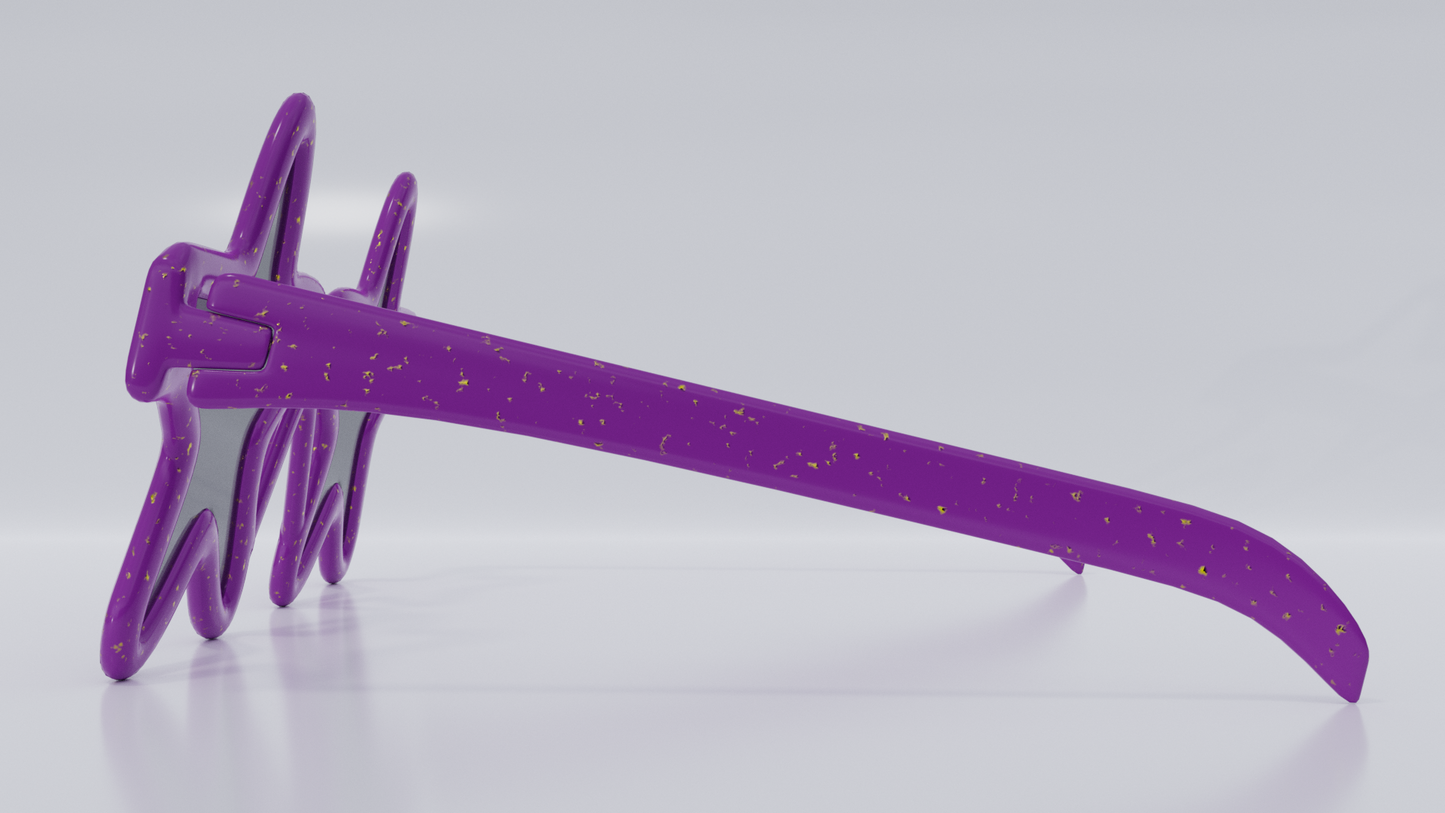 Star glasses 3D model