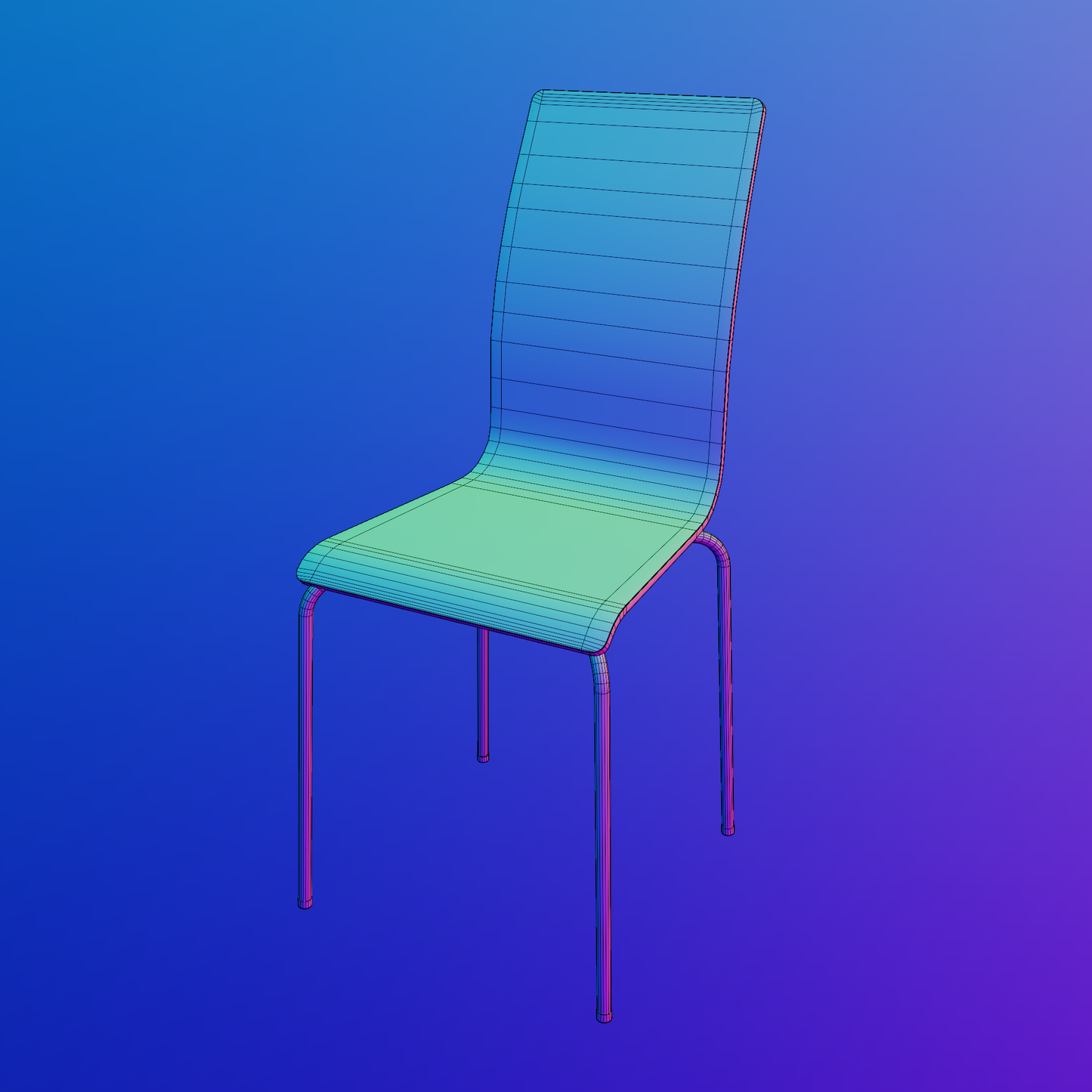 Modern chair 3D model