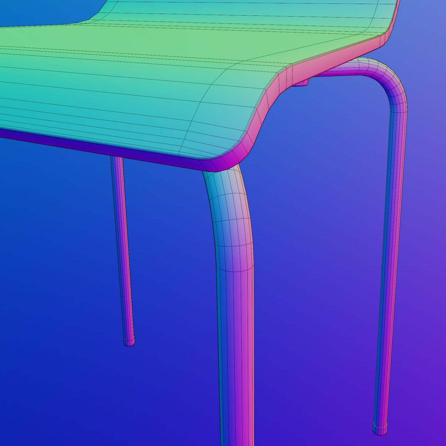 Modern chair 3D model