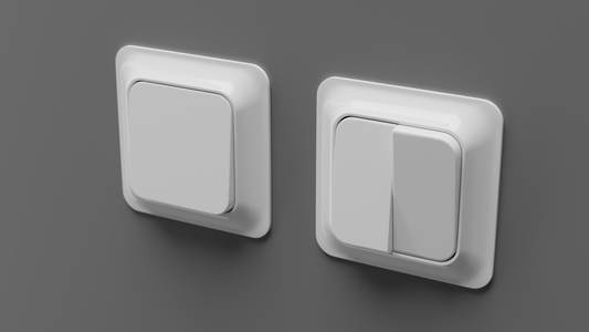 Trendy Light switch 3D model