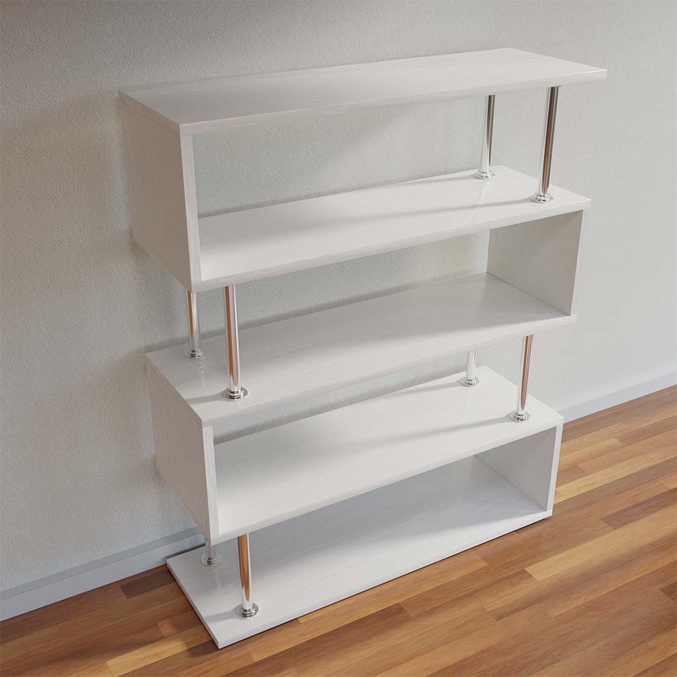 Shelf with assets 3D model